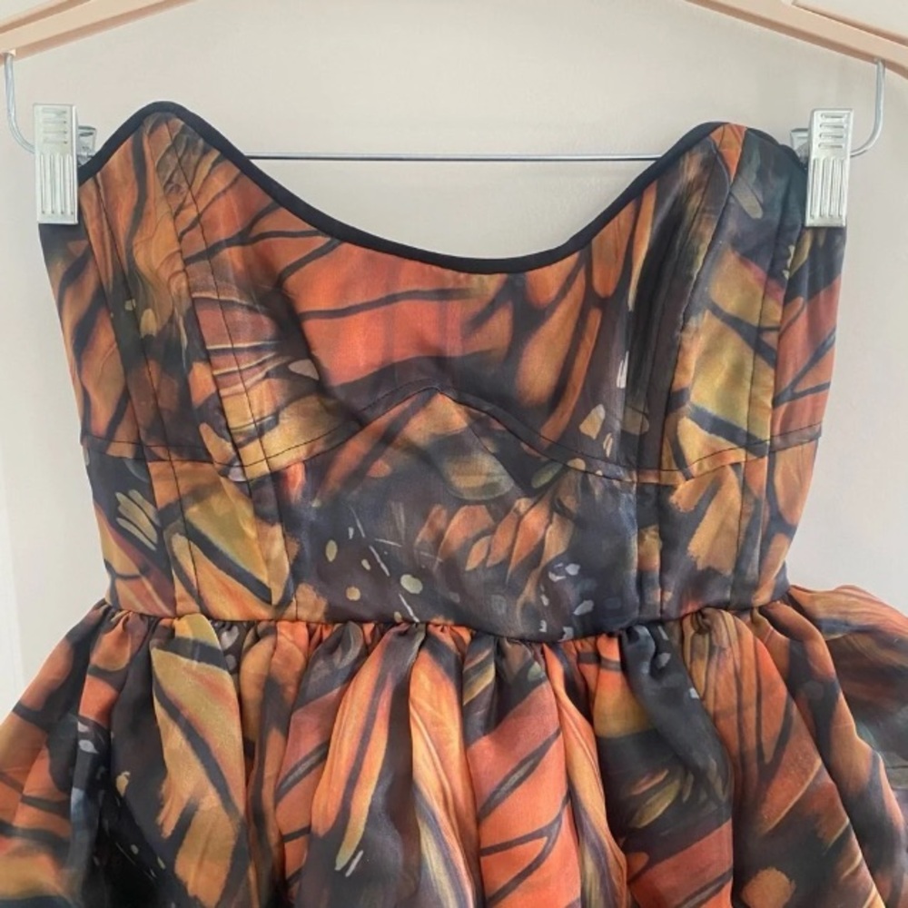 Selkie Monarchy Butterfly Veuve Dress XS - Picture 2 of 6